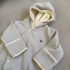 80 フリースロンパース 冬用