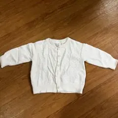 H&M ホワイト カーディガン 70cm