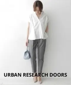 URBAN RESEARCH DOORS ストレッチテーパードイージーパンツ