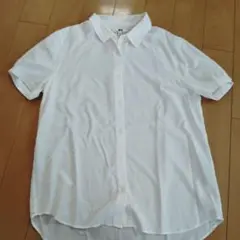 UNIQLO ホワイト 半袖シャツ Lサイズ