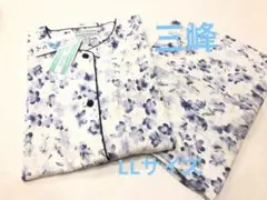 LL サイズ　新品　三峰　Happy Night パジャマ　七分袖　桜模様