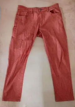 Navy スリムフィットデニムパンツ ストレッチ