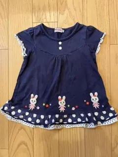 MIKI HOUSE ネイビーチュニック 110