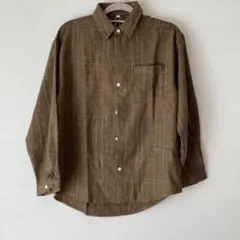 ▪︎ チェックシャツ 長袖 ロング メンズ オーバーサイズ 春服 秋服 Mサイズ