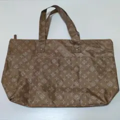 【人気】russet ラシット モノグラム柄トートバッグ　ベージュ