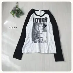 ♢【希少Lサイズ】COLZA スパンコール付き 長袖Tシャツ 1922