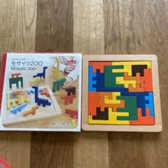 森のあそびシリーズ　モザイクZOO 木製パズル