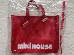 mikiHOUSE エナメル　レッスンバッグ　レッド　ミキハウス