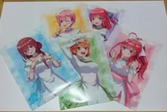 五等分の花嫁 クリアファイル A5サイズ セブンイレブン 5枚セット