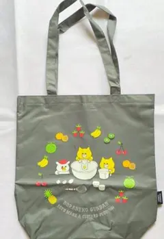 ノラネコぐんだん トートバッグ グレー
