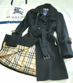 バーバリーブルーレーベル ロングコート BLUE LABELノバチェック38❣️