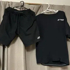 YONEX ハーフパンツ・Tシャツセット 黒 M