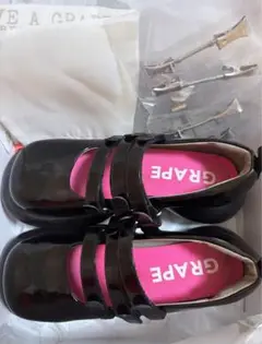 廃盤品 grape 靴 black 38サイズ 箱あり