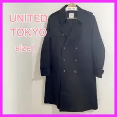 黒❤️トレンチコート ユナイテッドトウキョウ コットン
