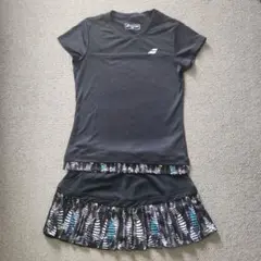 Babolat テニスウェア ゲームシャツ　スコートセットアップ Ｌレディース