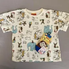 おさるのジョージCurious George Tシャツ 120cm 靴下付き