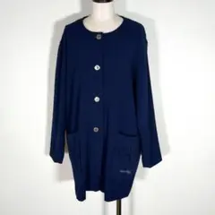 courreges クレージュ ノーカラージャケット カーディガン【9】花柄刺繍