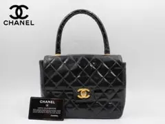 CHANEL★シャネル マトラッセ エナメル ハンドバッグ