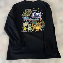 ポケモン ブラック 長袖カットソー　140