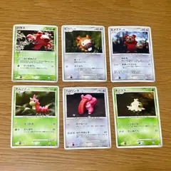 ポケモンカード 森井ユカさんデザイン ６種６枚セット