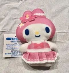 くるっとまわしてサンリオキャラクターズサマーチャレンジ　マスコット　マイメロディ