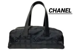 【美品】CHANEL シャネル ニュートラベルライン ミニボストンバッグ 黒
