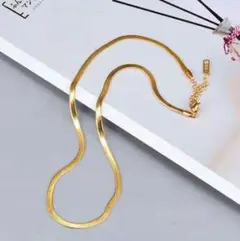 18k特売ネックレスシンプルプライムチェーン鎖骨チェーンスネークボーンチェー26