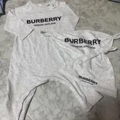 BURBERRYロンパース・帽子セット