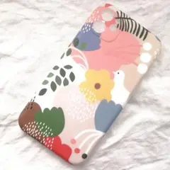 カラフル　小鳥　iPhone　ケース