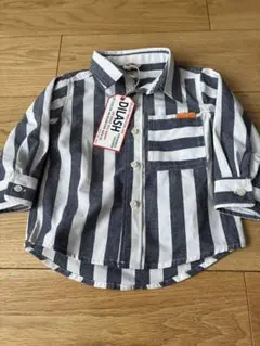 【新品】DILASH 長袖シャツ 90cm ストライプ