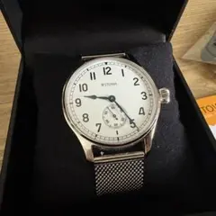 【美品】STOWA ストーヴァ Marine Classic36 手巻き 裏スケ