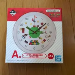 【スーパーマリオ】壁掛け時計 一番くじ A賞 バンダイ ナムコ サウンド付き