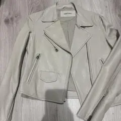 COCO DEAL ベージュライダースジャケット