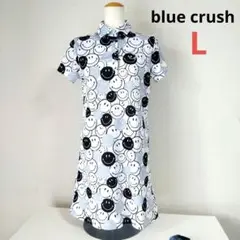 ブルークラッシュ♡にこちゃん♡総柄ワンピース　L　ゴルフ/スポーツ