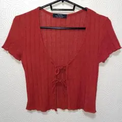 最安値❣️美品　Bershka ベルシュカ　半袖　トップス カーディガン　XS