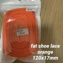 新品未使用送料無料　fat shoe lace オレンジ