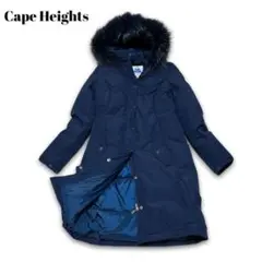 Cape HIGHTS ケープハイツ ボア ダウンコート XS 紺 ネイビー