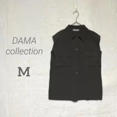 【DAMA collection】美品✨襟付き ノースリーブ ニット トップス