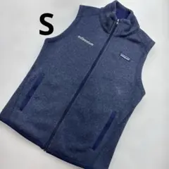 パタゴニア　フリースベスト　ネイビー　Sサイズ　極美品