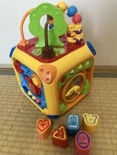 くまのプーさん ゆびさきあそび いっぱいできた 知育玩具 知育ボックス