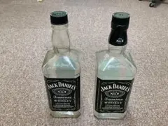 ボトル貯金箱と空のボトル2本セット ジャックダニエル 1750ml
