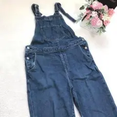 セブンデイズサンデイ デニムサロペット レディース ボトム オーバーオール 無地