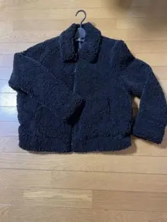 ZARA ザラ ボアジャケット コートブラック XS