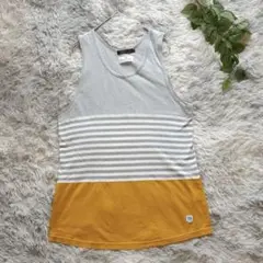 SLICK×Seed＋Soil (M) タンクトップ ボーダー カジュアル 夏