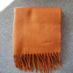 エルメス カシミヤマフラー オレンジ