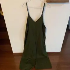 サロペット オールインワン カーキ Lサイズ
