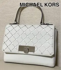 MICHAEL KORS ☆ 美品 パンチング ハンドバッグ