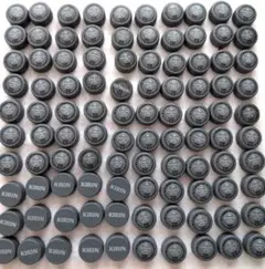 ペットボトルキャップ　グレー　　１００個