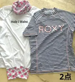 ラッシュガードウェア2点M.サイズ　ROXY hele 美品