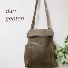 dan genten ダンゲンテン ゴートヌメ BOXショルダー